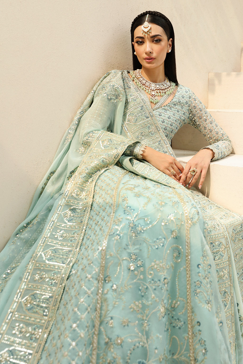 Afrozeh Shehnai Wedding Formal 3Pc Suit AFS-24-07 Tazmeen