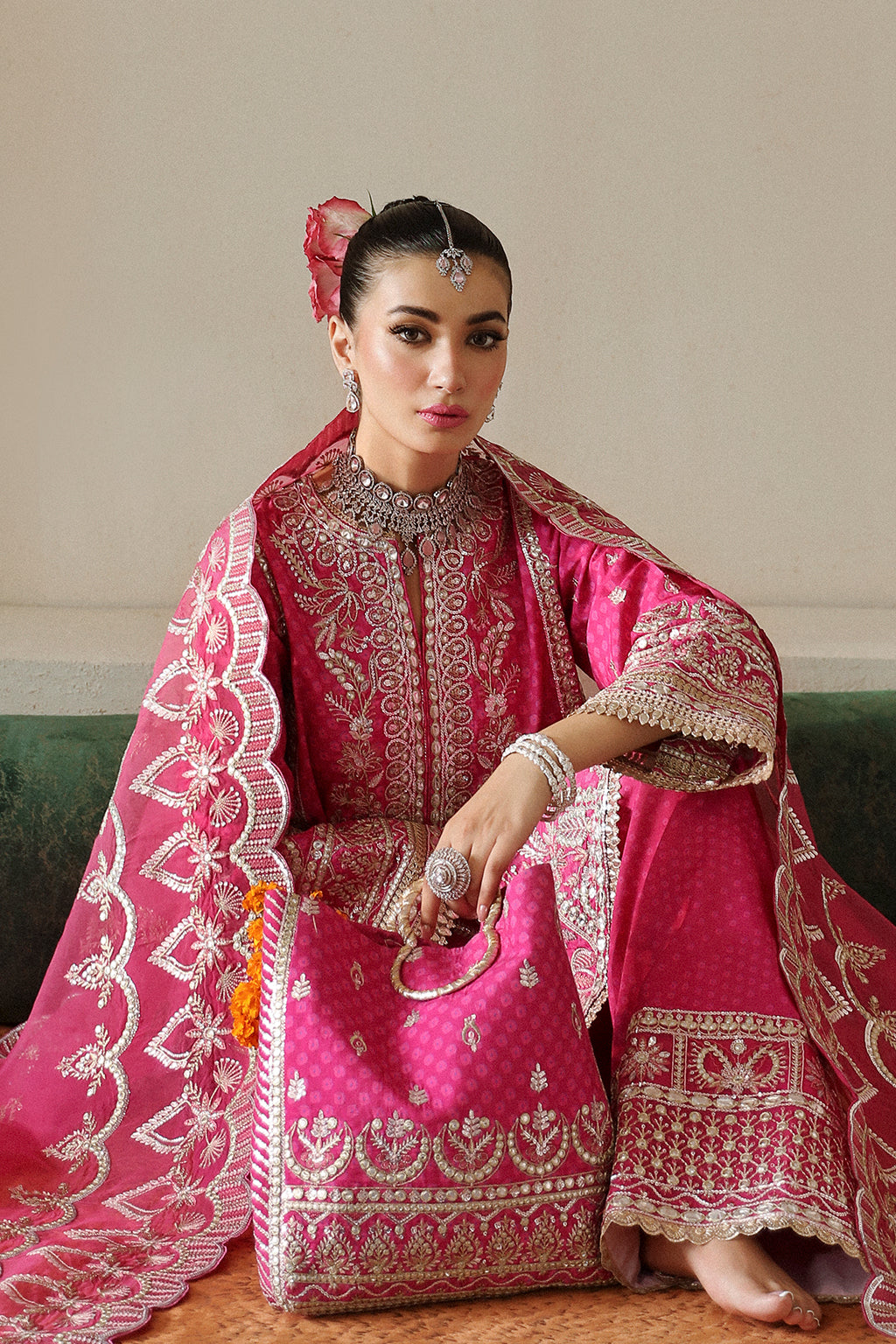 Afrozeh Shehnai Wedding Formal 3Pc Suit AFS-24-06 Yasmin