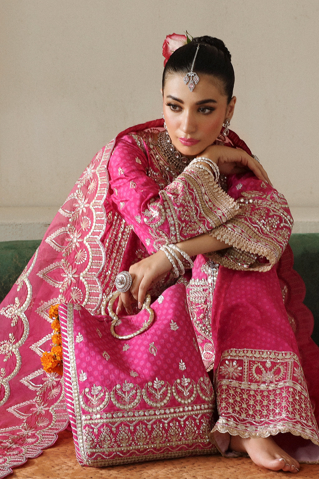 Afrozeh Shehnai Wedding Formal 3Pc Suit AFS-24-06 Yasmin