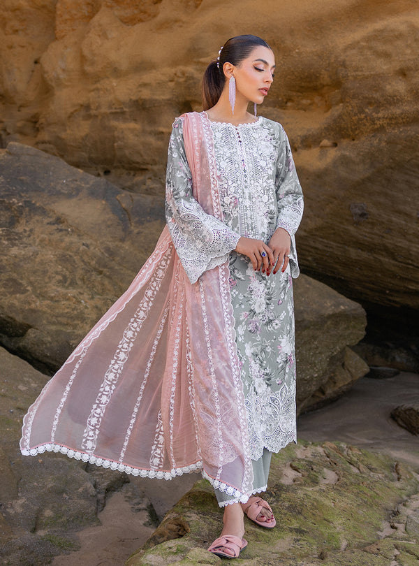 Zainab chottani | Luxury Chikankari 24 | LANA - 10A