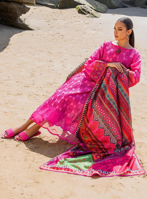 Zainab chottani | Luxury Chikankari 24 | LAALI - 6A