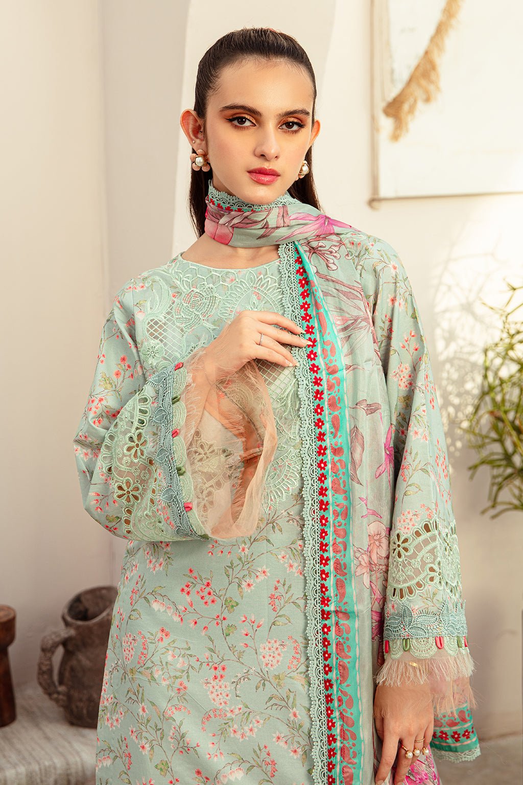 AJR Couture | Alif Affordable Lawn 24 | MISTY MORNING