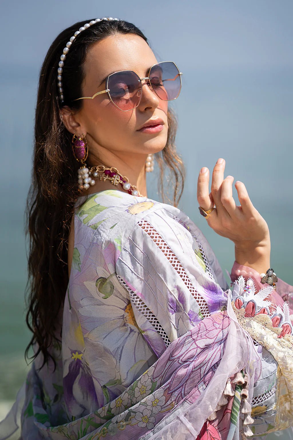 AJR Couture | Alif Signature Luxury Lawn 24 | Lyra
