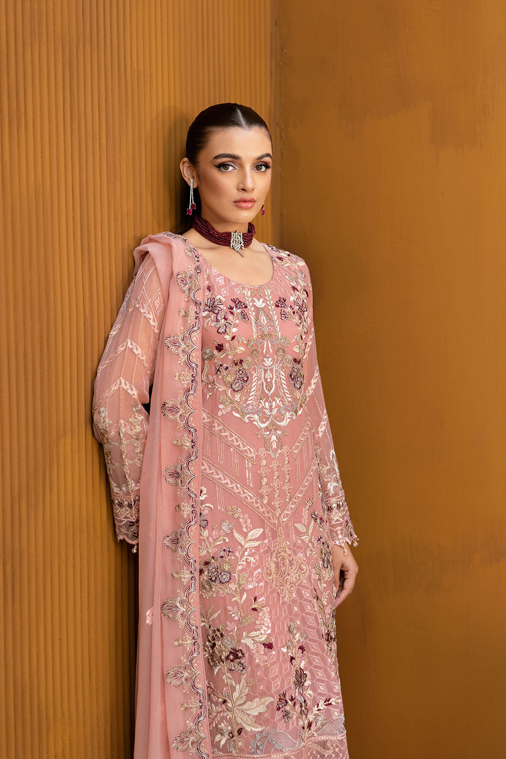 Ramsha | Chevron Chiffon Collection | A-1005