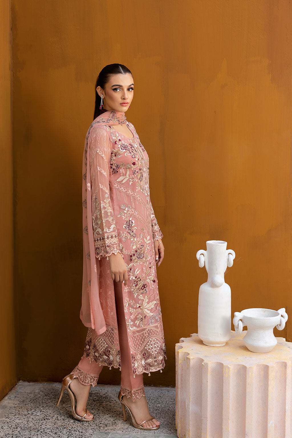 Ramsha | Chevron Chiffon Collection | A-1005