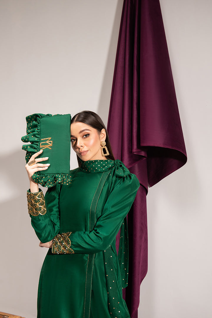 Maria Osama Khan | Tiffany Formals | Emerald