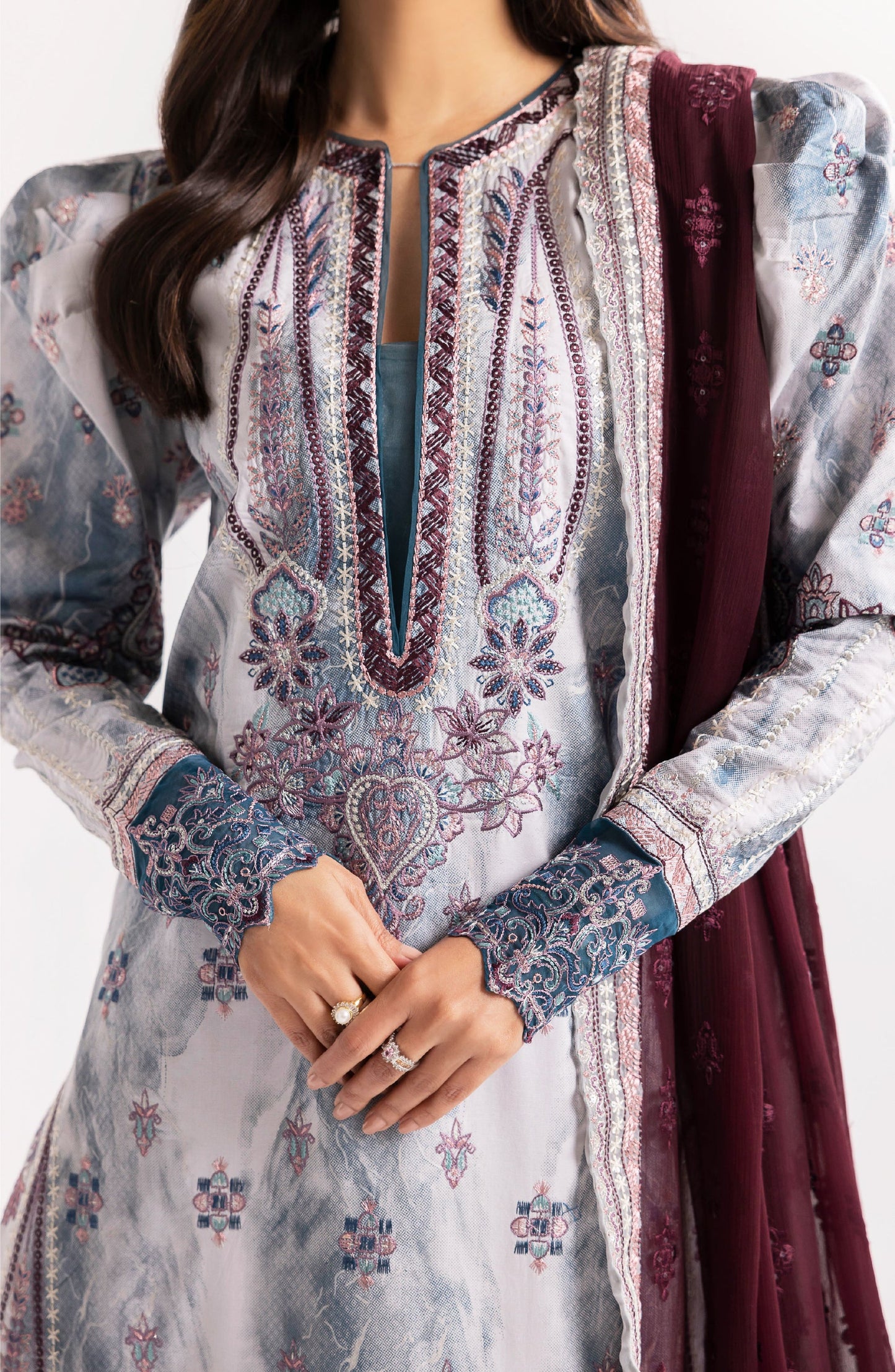 Maryum N Maria | Eid Luxury Lawn 24 | Jahanara