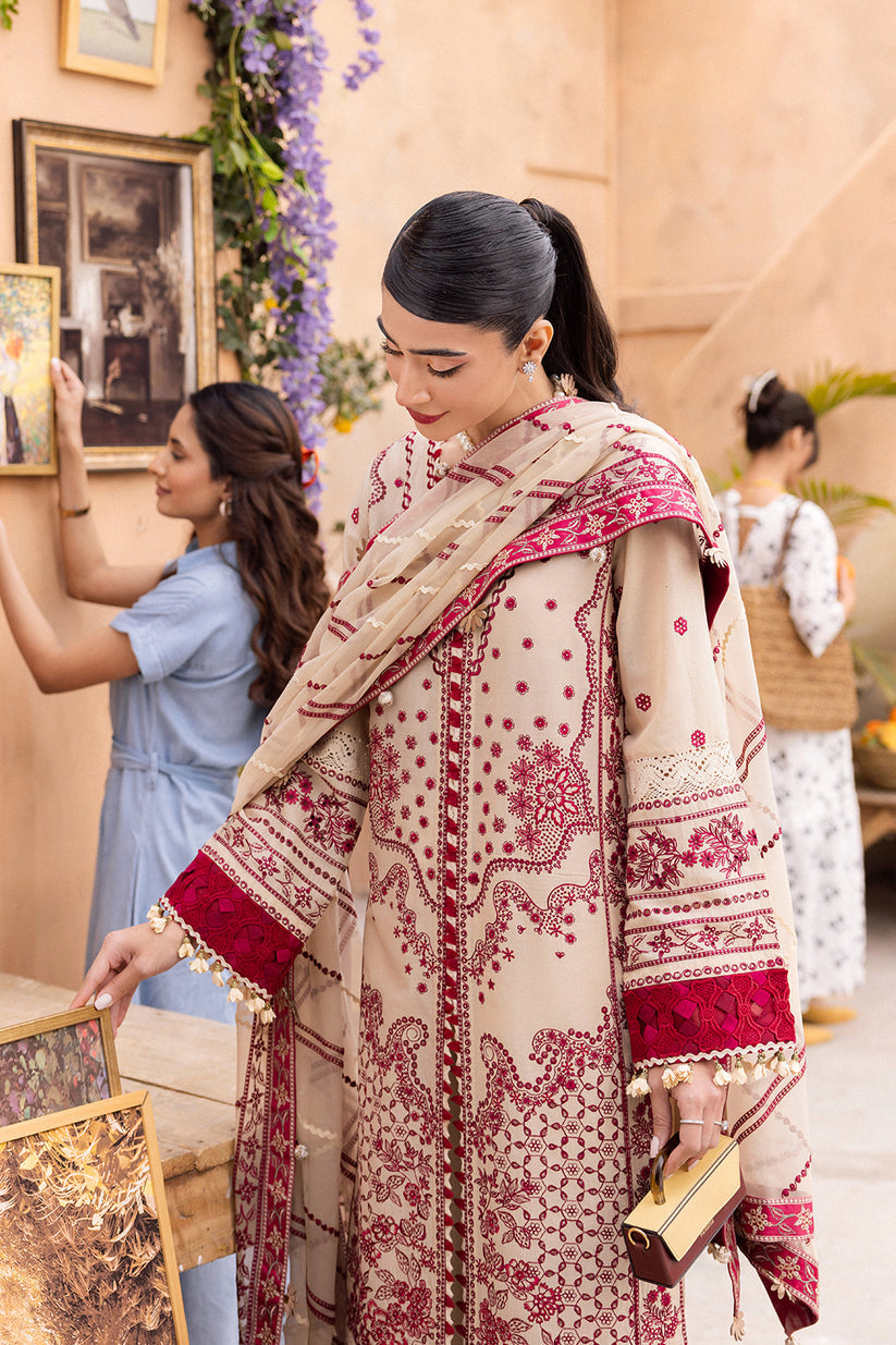 Saad Shaikh | La’Amour Luxury Lawn | Zena