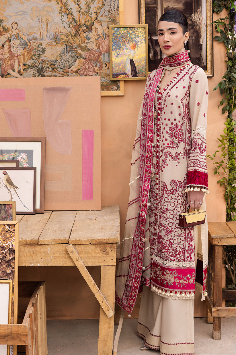 Saad Shaikh | La’Amour Luxury Lawn | Zena