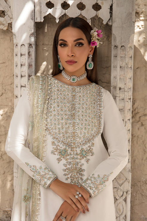 Saffron | Persia Wedding Collection | Pearl White