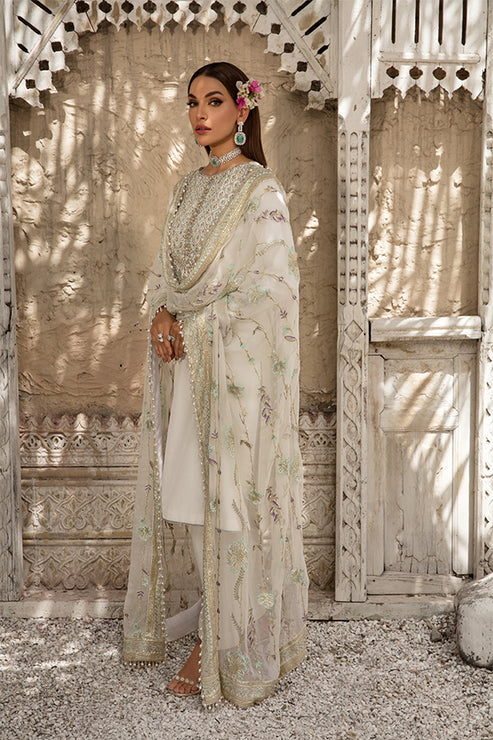 Saffron | Persia Wedding Collection | Pearl White
