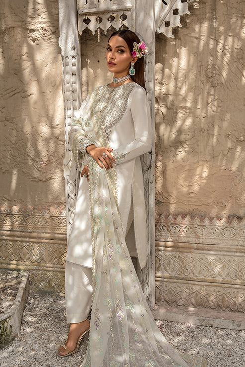 Saffron | Persia Wedding Collection | Pearl White