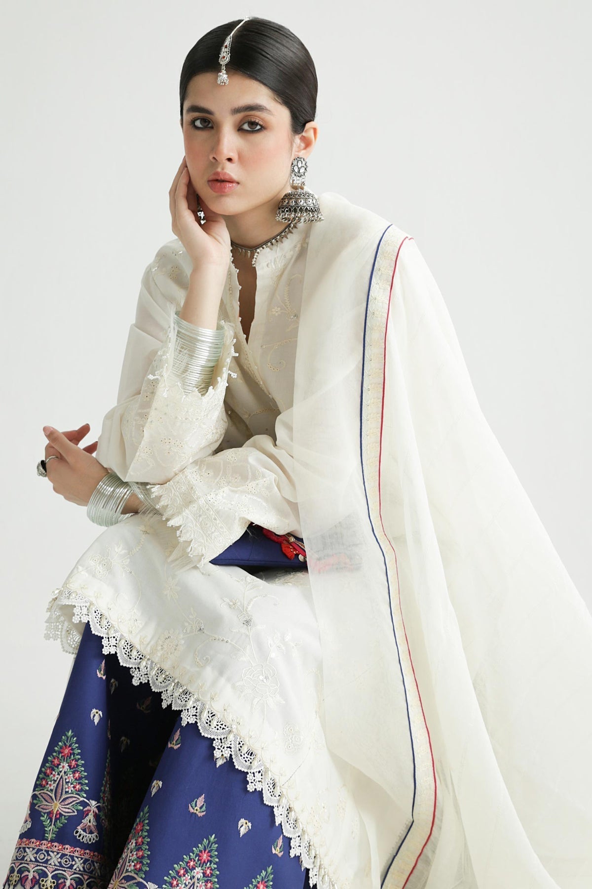 Zara Shahjahan | Luxury Lawn 24 | DEENA-12B