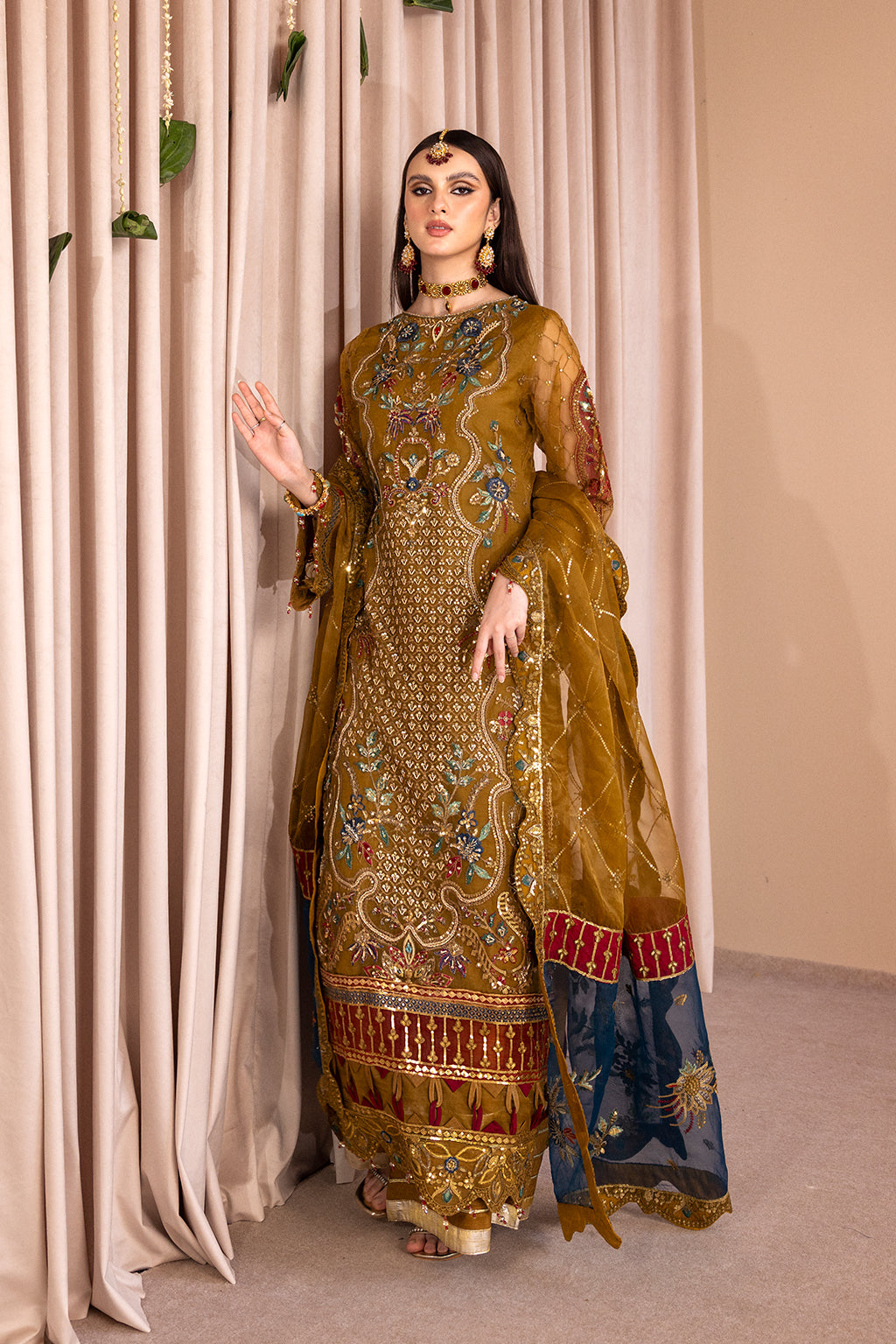 Emaan Adeel Romansiyyah Luxury Formal 3 Piece Suit RM-09 Misha - Riwayat-e-khas