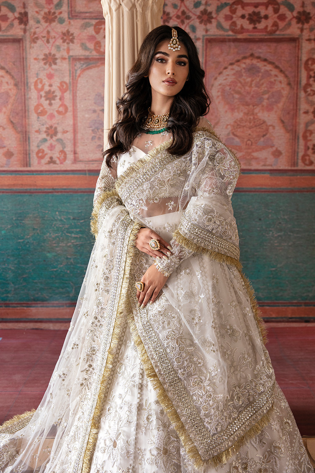 Afrozeh Shehnai Wedding Formal 3Pc Suit AFS-23-V1-02 Khazina - Riwayat-e-khas