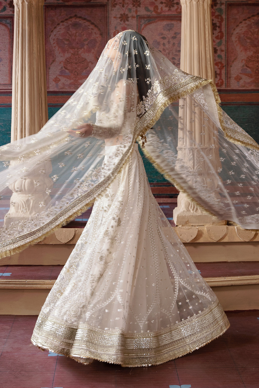 Afrozeh Shehnai Wedding Formal 3Pc Suit AFS-23-V1-02 Khazina - Riwayat-e-khas