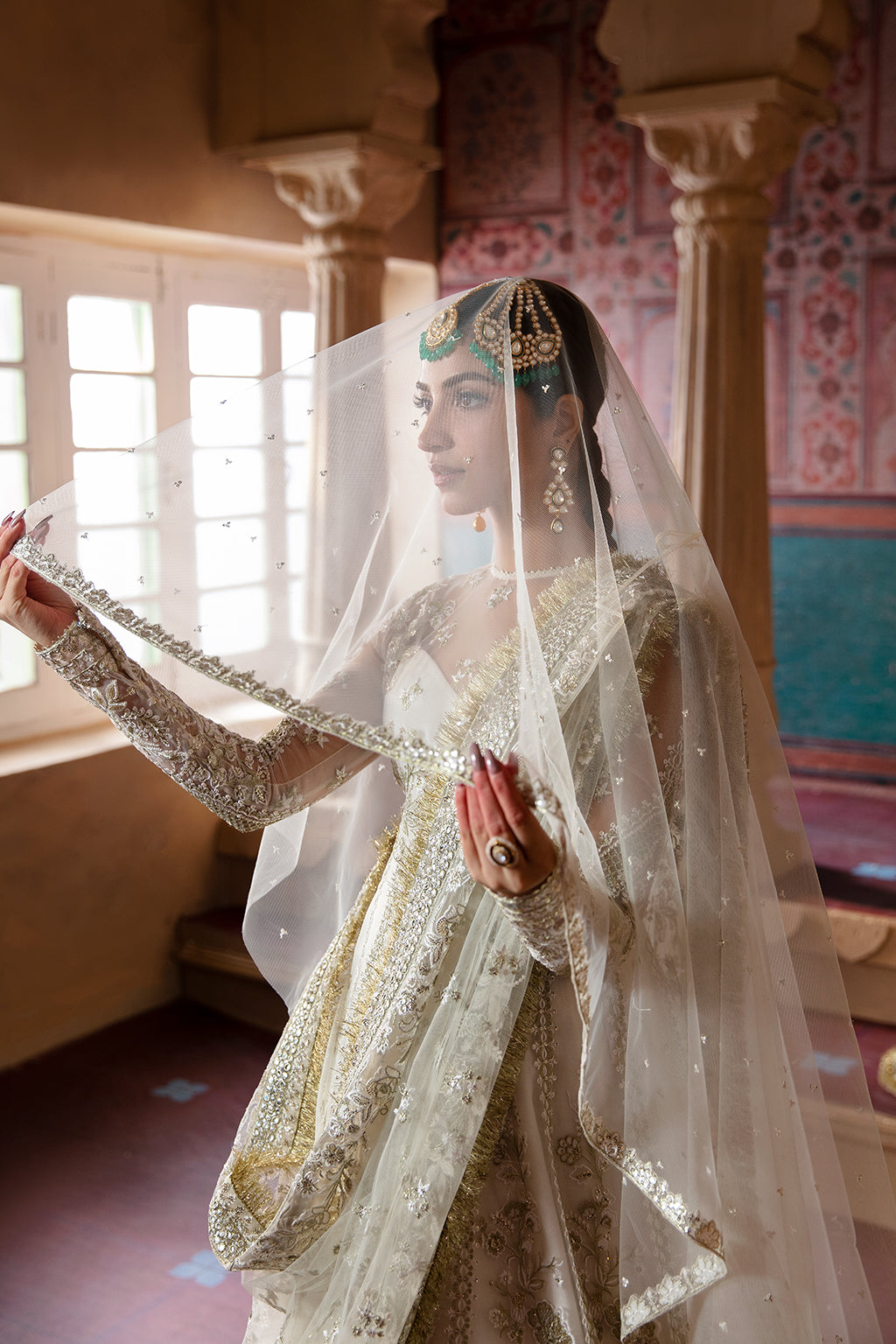 Afrozeh Shehnai Wedding Formal 3Pc Suit AFS-23-V1-02 Khazina - Riwayat-e-khas