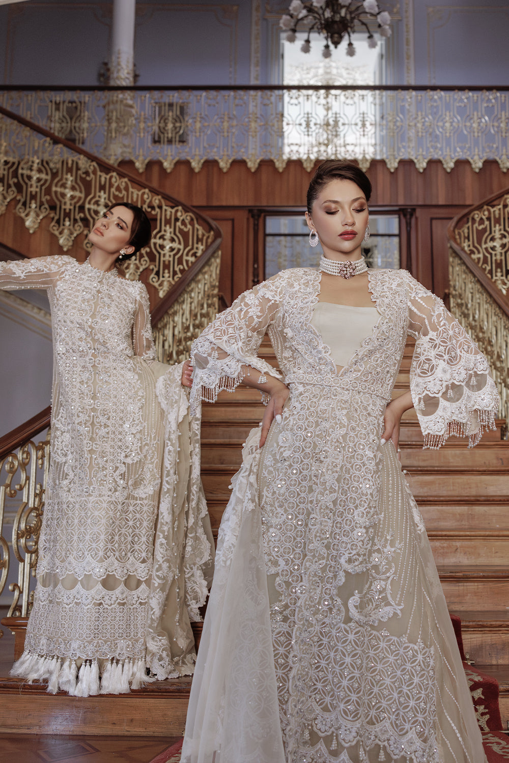 Lumiere By Saira Rizwan Embroidered Organza 3Pc Suit SR-04 - Riwayat-e-khas
