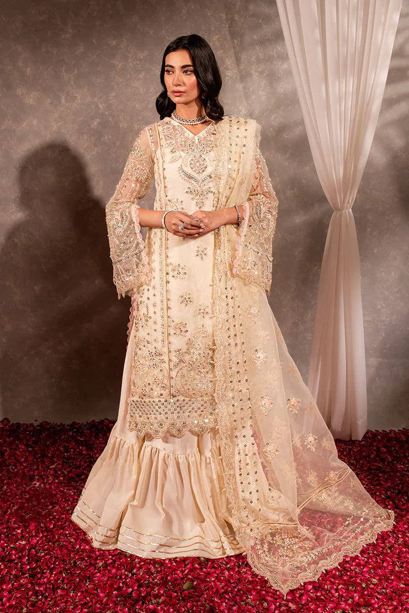 Maria Osama Khan Dastaan Festive Formal 3Pc Suit DS-03 Hoor - Riwayat-e-khas
