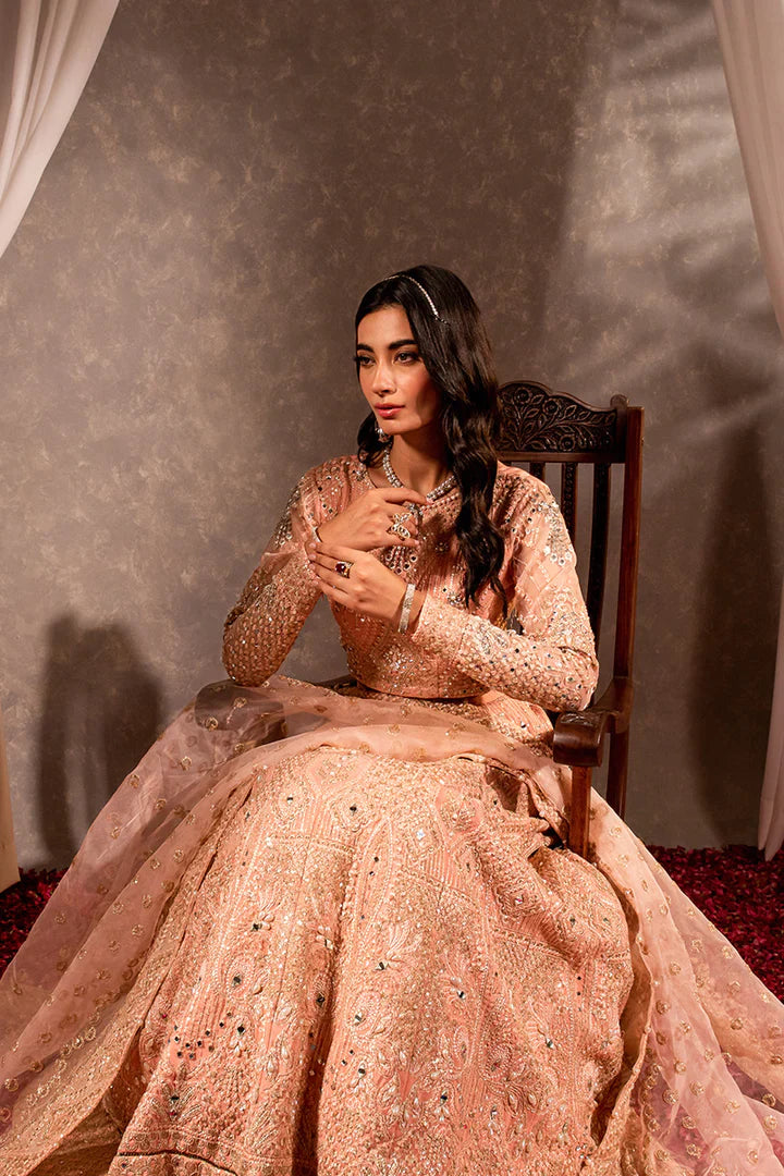 Maria Osama Khan Dastaan Festive Formal 3Pc Suit DS-04 Roshan - Riwayat-e-khas