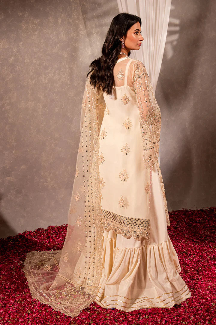 Maria Osama Khan Dastaan Festive Formal 3Pc Suit DS-03 Hoor - Riwayat-e-khas