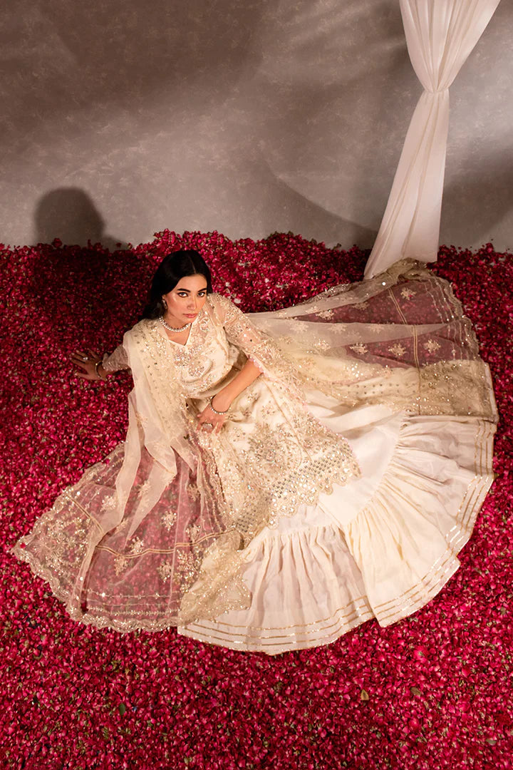 Maria Osama Khan Dastaan Festive Formal 3Pc Suit DS-03 Hoor - Riwayat-e-khas