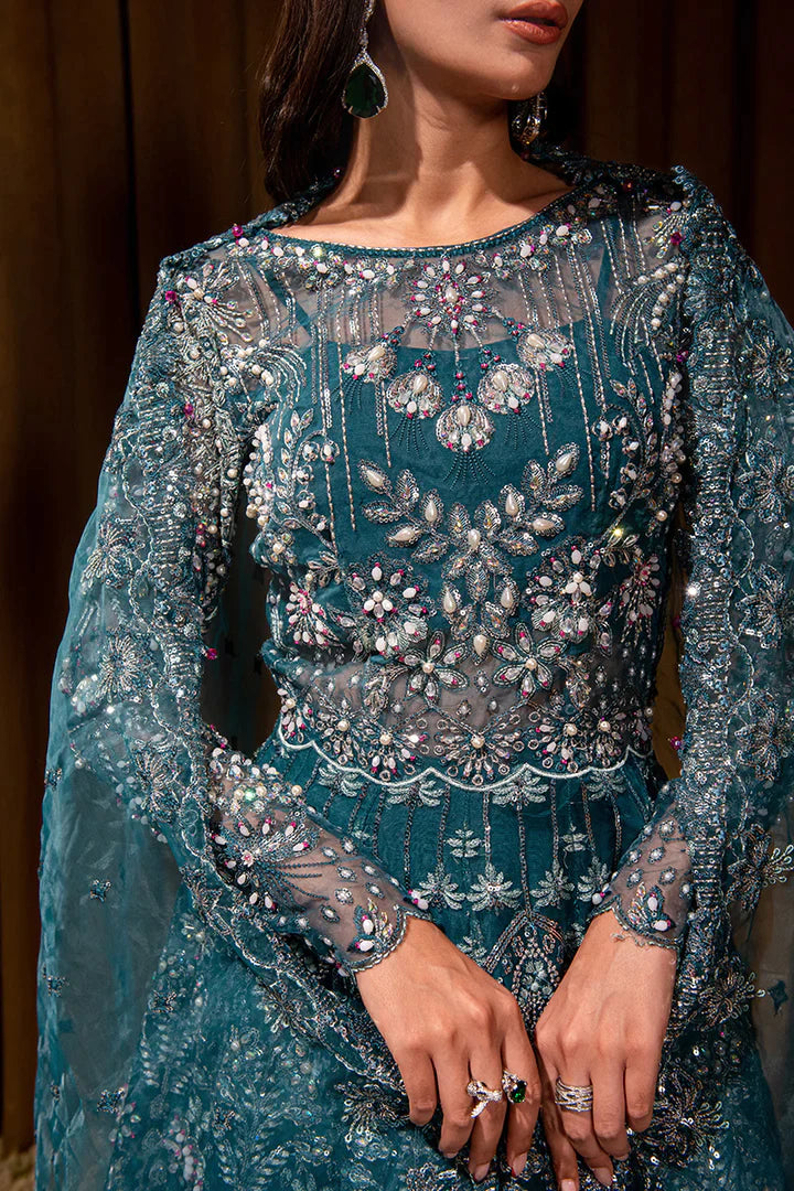 Maria Osama Khan Dastaan Festive Formal 3Pc Suit DS-06 Sanam - Riwayat-e-khas