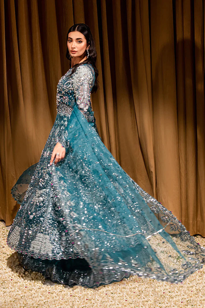 Maria Osama Khan Dastaan Festive Formal 3Pc Suit DS-06 Sanam - Riwayat-e-khas