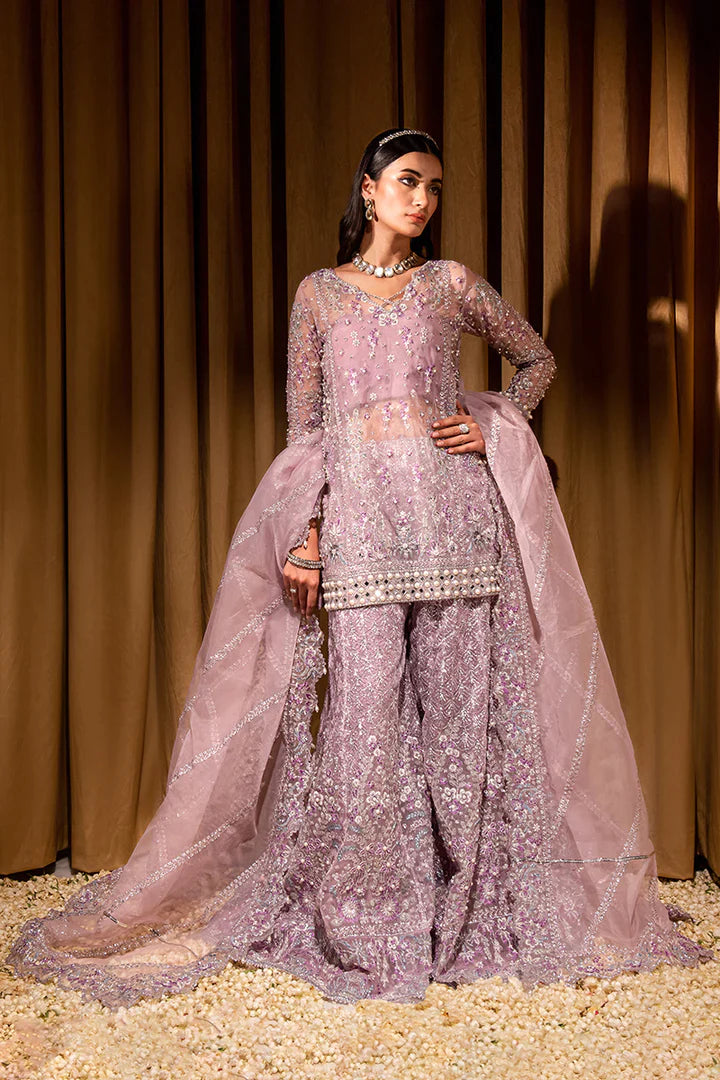 Maria Osama Khan Dastaan Festive Formal 3Pc Suit DS-07 Sona - Riwayat-e-khas