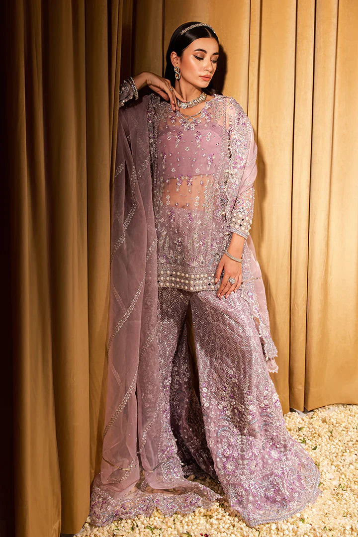 Maria Osama Khan Dastaan Festive Formal 3Pc Suit DS-07 Sona - Riwayat-e-khas