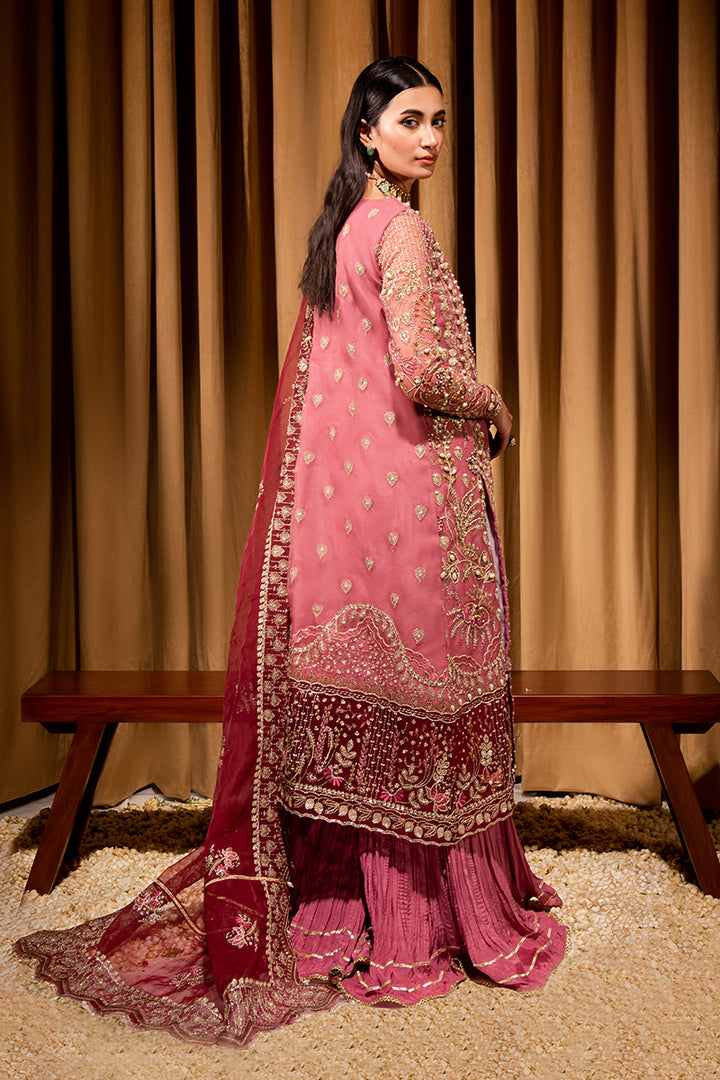 Maria Osama Khan Dastaan Festive Formal 3Pc Suit DS-05 Zari - Riwayat-e-khas