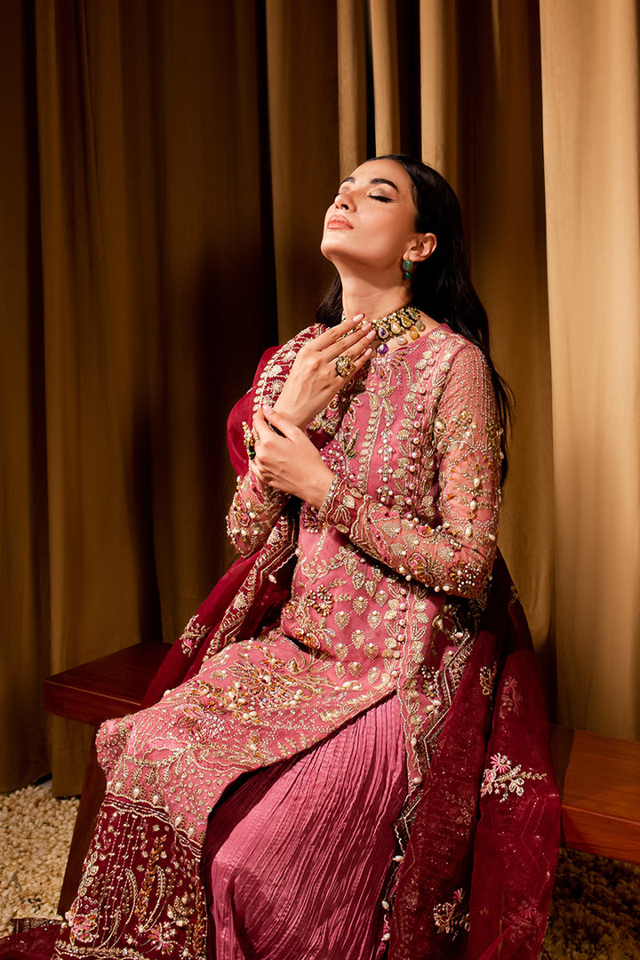Maria Osama Khan Dastaan Festive Formal 3Pc Suit DS-05 Zari - Riwayat-e-khas