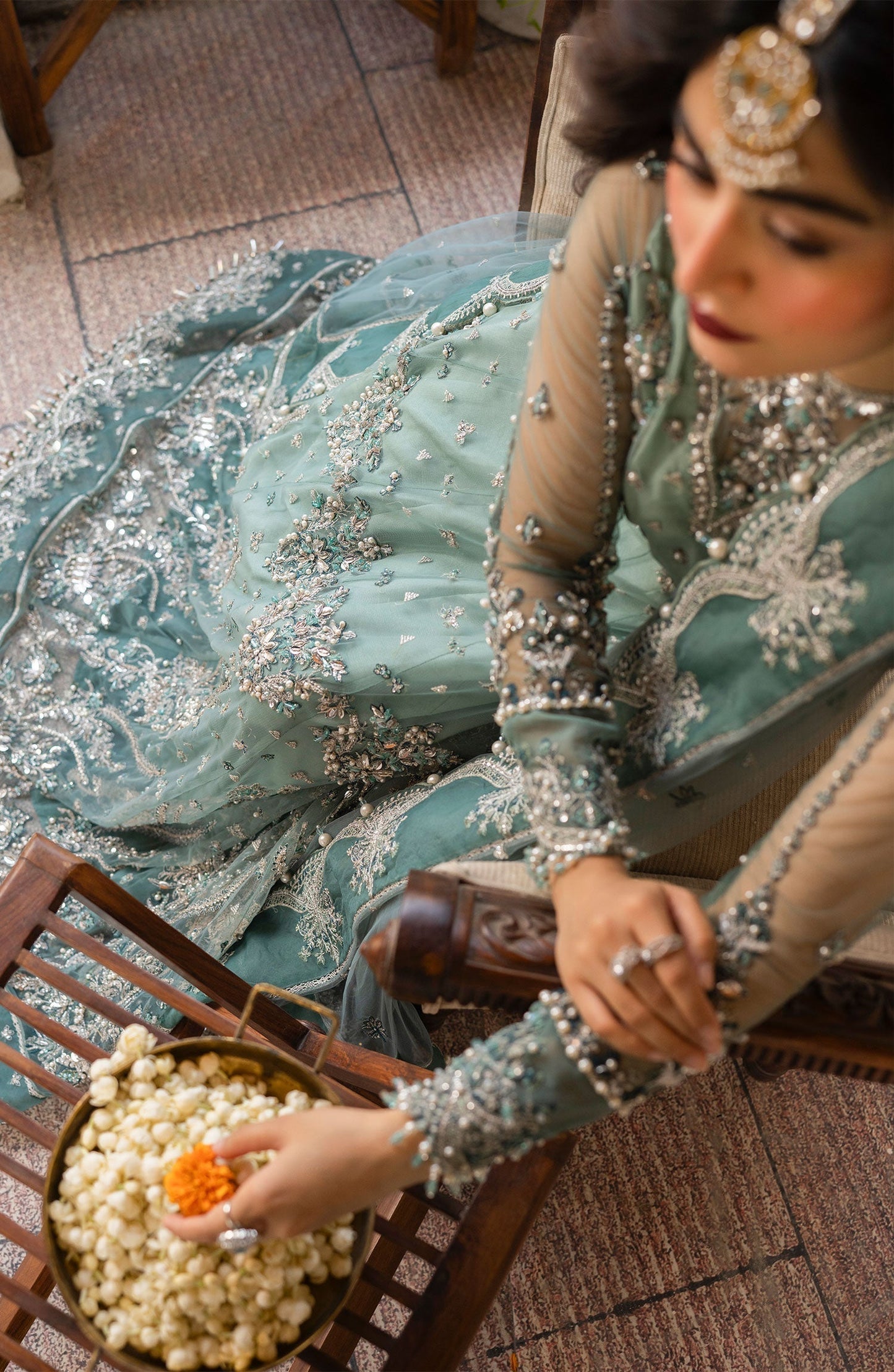 Zarin by Eleshia Embroidered Net 3Pc Suit D-01 Zarela - Riwayat-e-khas