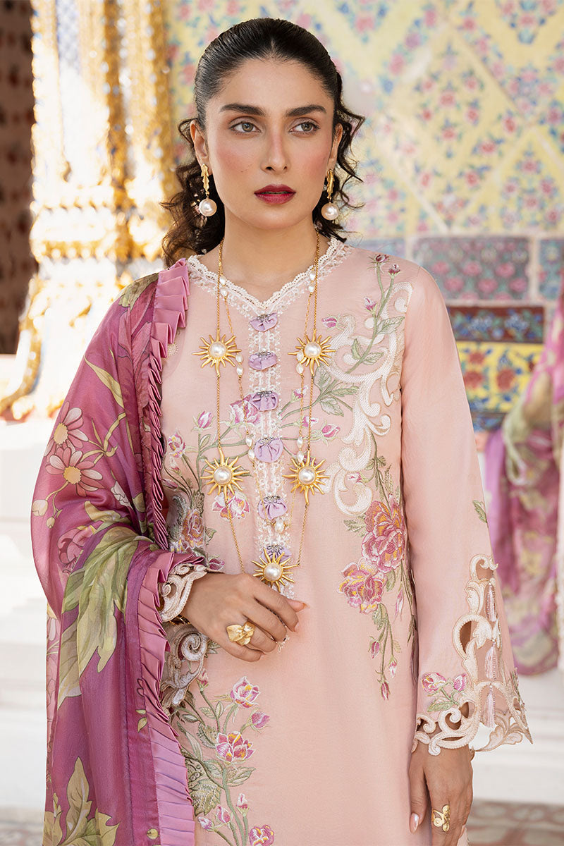 Mushq LAWANA Luxury Lawn 2023 - FATIHAH - TC-340 - Riwayat-e-khas