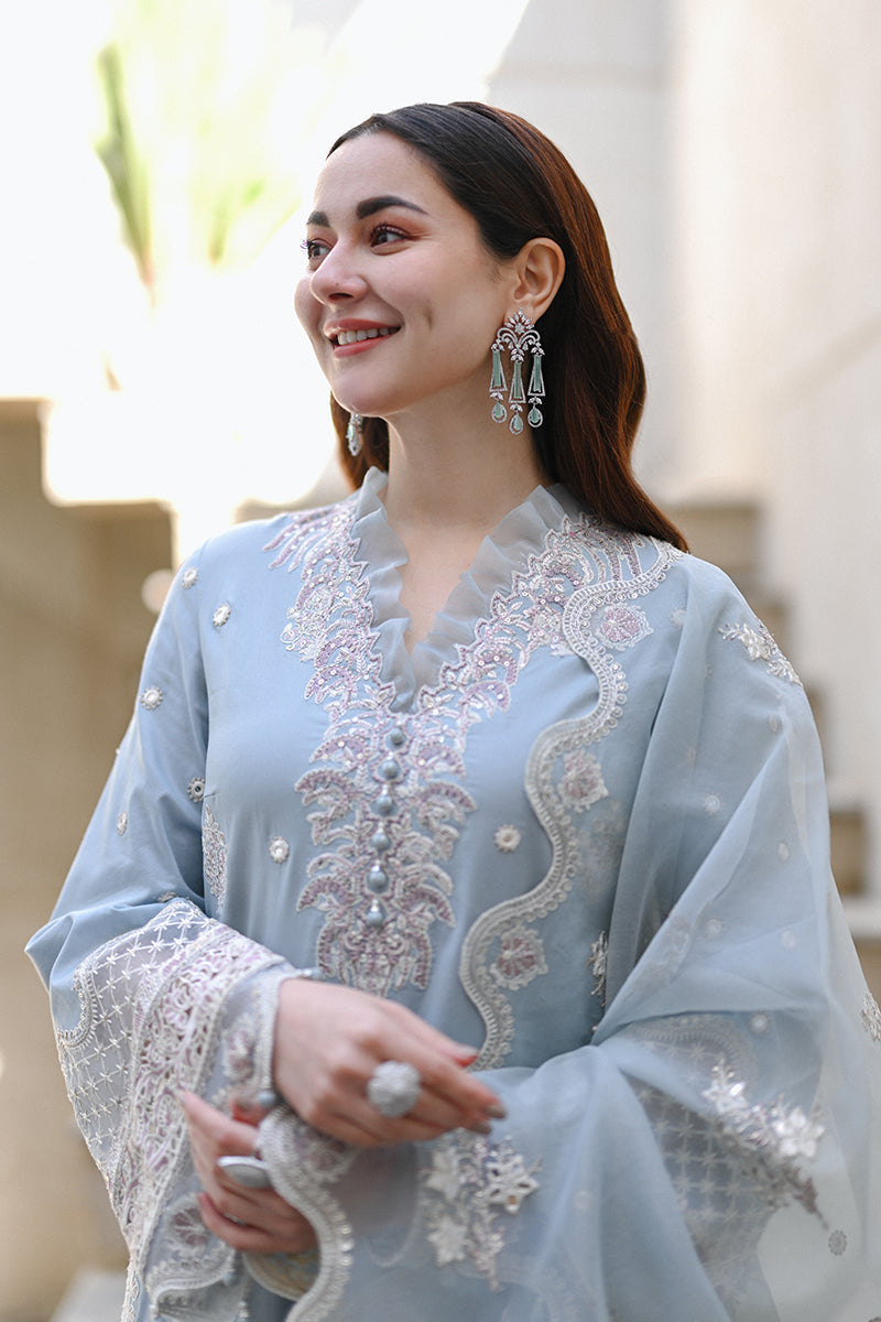 Qalamkar - SAAHIL LUXURY LAWN’23 - SP-04 AAIMA - TC-336 - Riwayat-e-khas