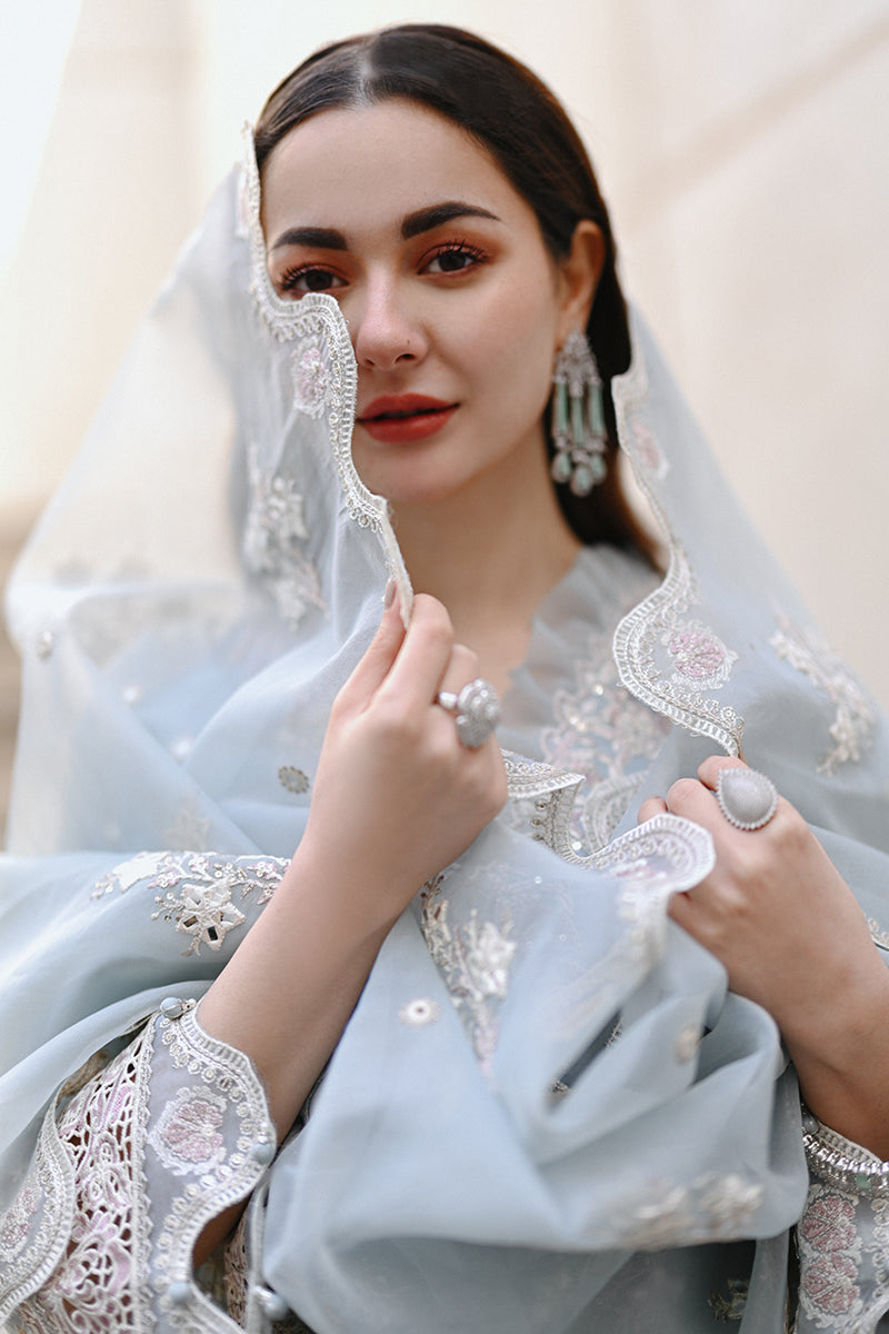 Qalamkar - SAAHIL LUXURY LAWN’23 - SP-04 AAIMA - TC-336 - Riwayat-e-khas