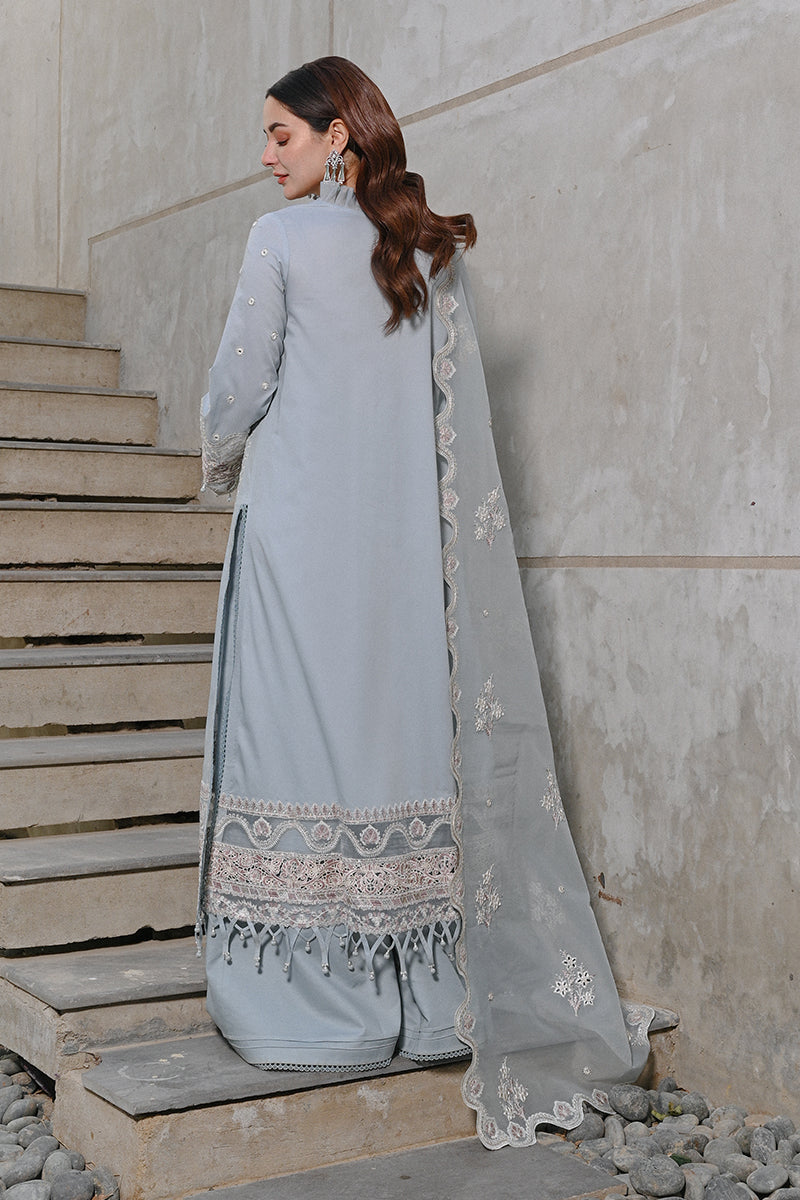Qalamkar - SAAHIL LUXURY LAWN’23 - SP-04 AAIMA - TC-336 - Riwayat-e-khas