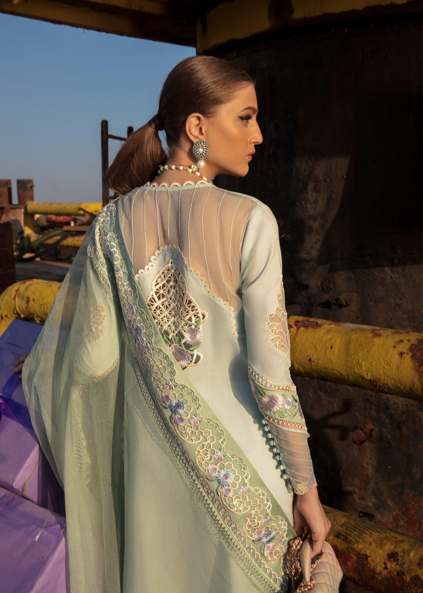 CRIMSON Embroidered Lawn Summery Medley - D6 B - Riwayat-e-khas