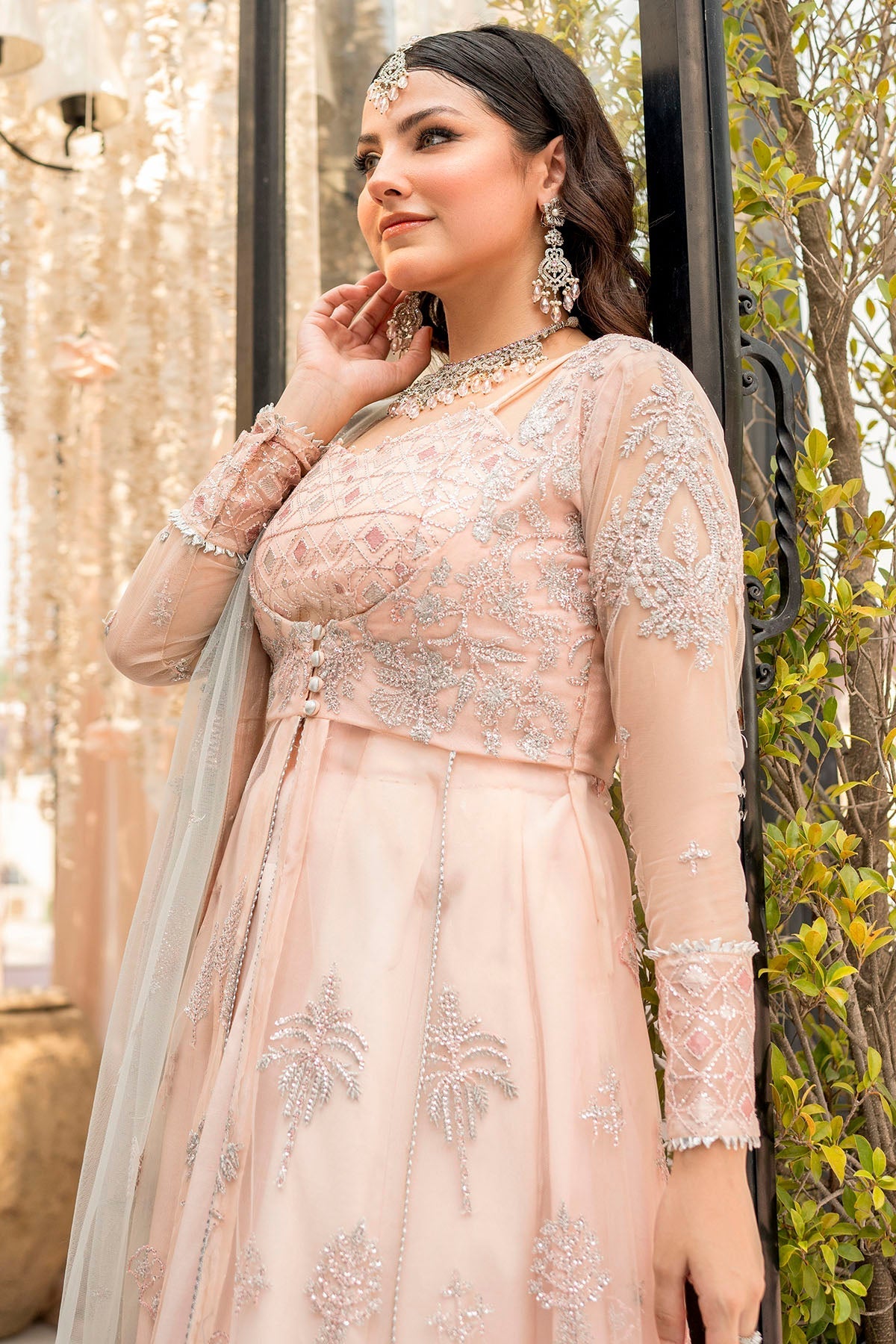 Motifz-4111-SAANVI EMBROIDERED SILK NET - Riwayat-e-khas