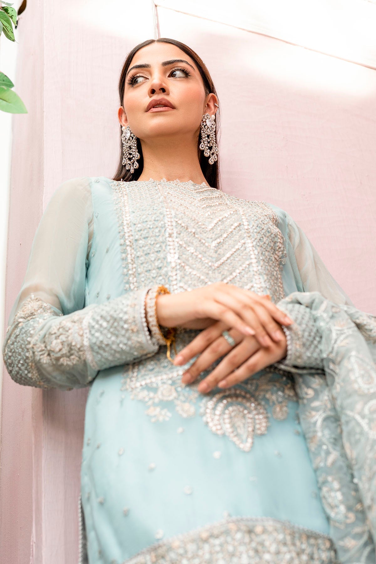 Motifz-4112-ZEL EMBROIDERED BEMBERG CHIFFON - Riwayat-e-khas