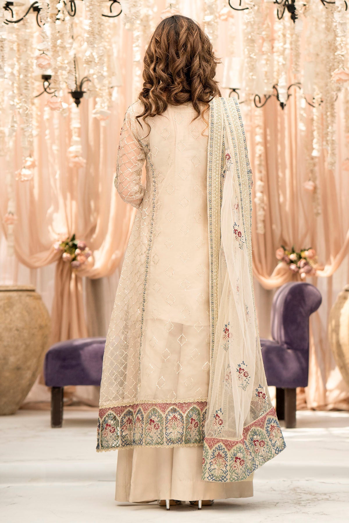 Motifz-4117-AMAYA EMBROIDERED ORGANZA - Riwayat-e-khas