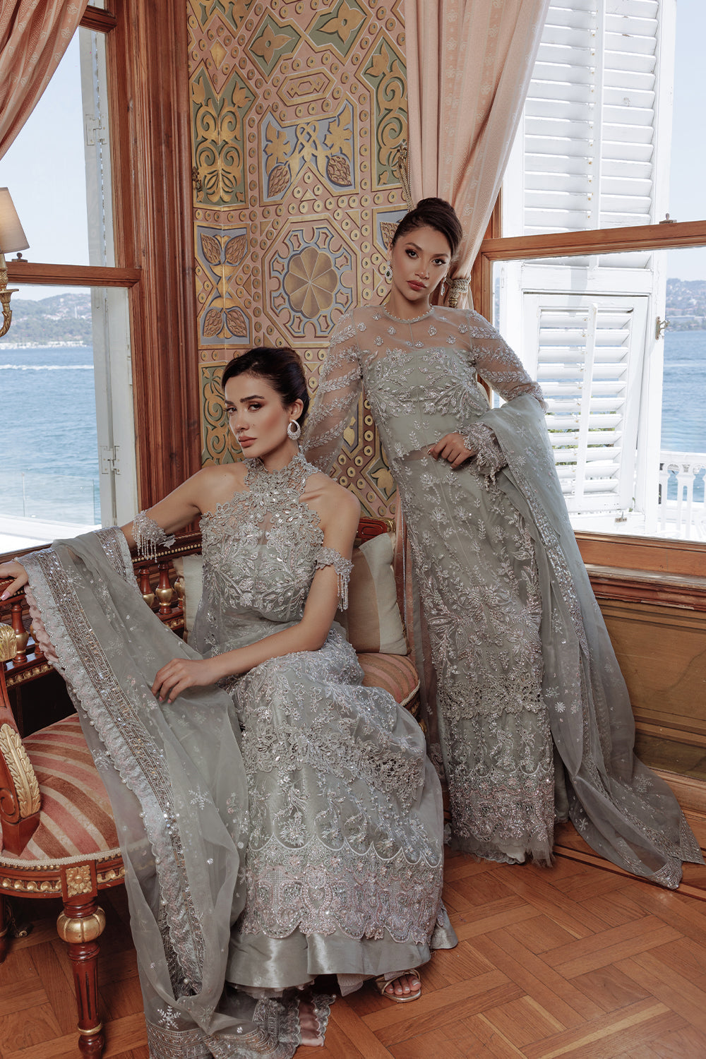 Lumiere By Saira Rizwan Embroidered Organza 3Pc Suit SR-03 - Riwayat-e-khas
