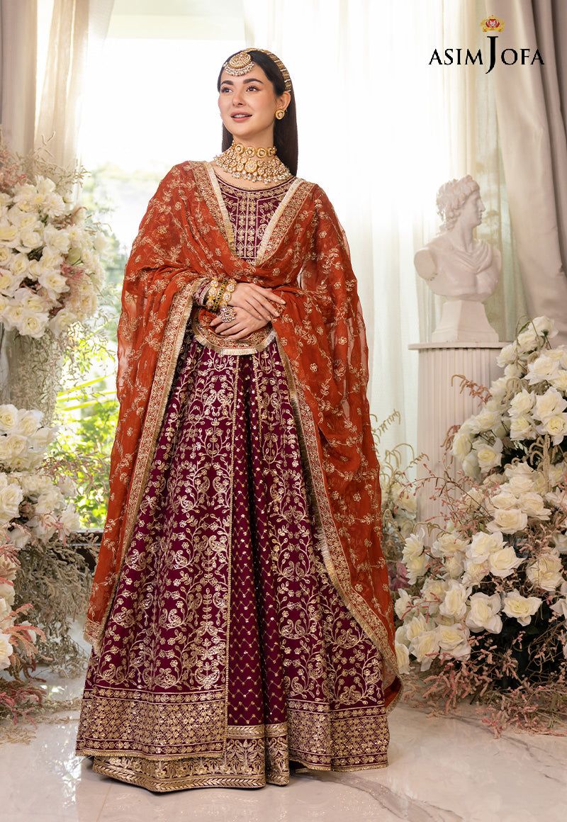 ASIM JOFA LUXUR PRET AJHJ-17 STITCHED - Riwayat-e-khas