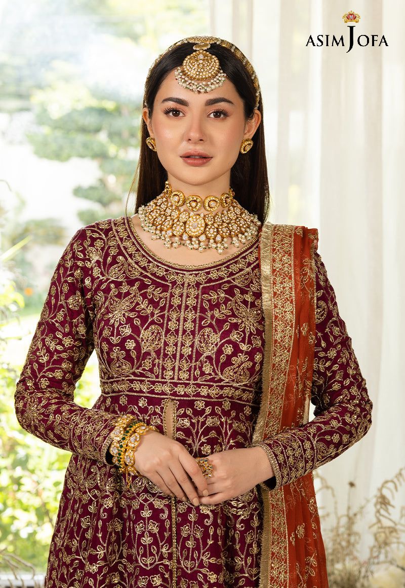 ASIM JOFA LUXUR PRET AJHJ-17 STITCHED - Riwayat-e-khas
