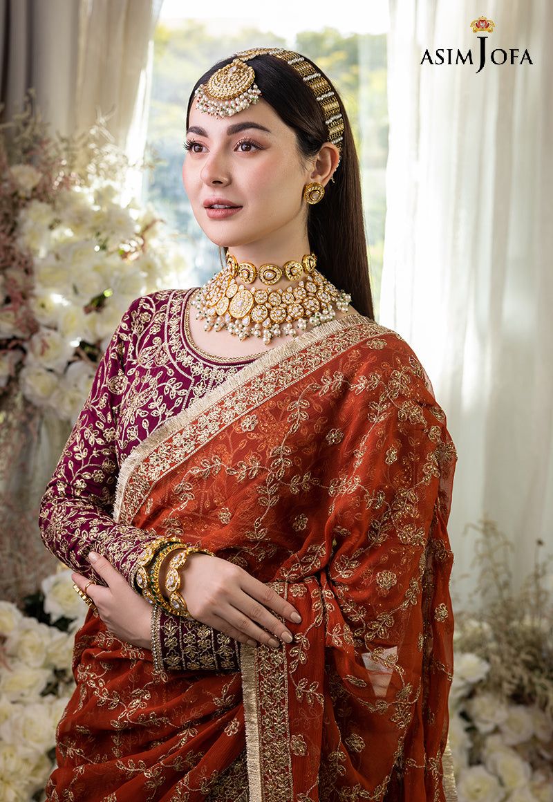 ASIM JOFA LUXUR PRET AJHJ-17 STITCHED - Riwayat-e-khas