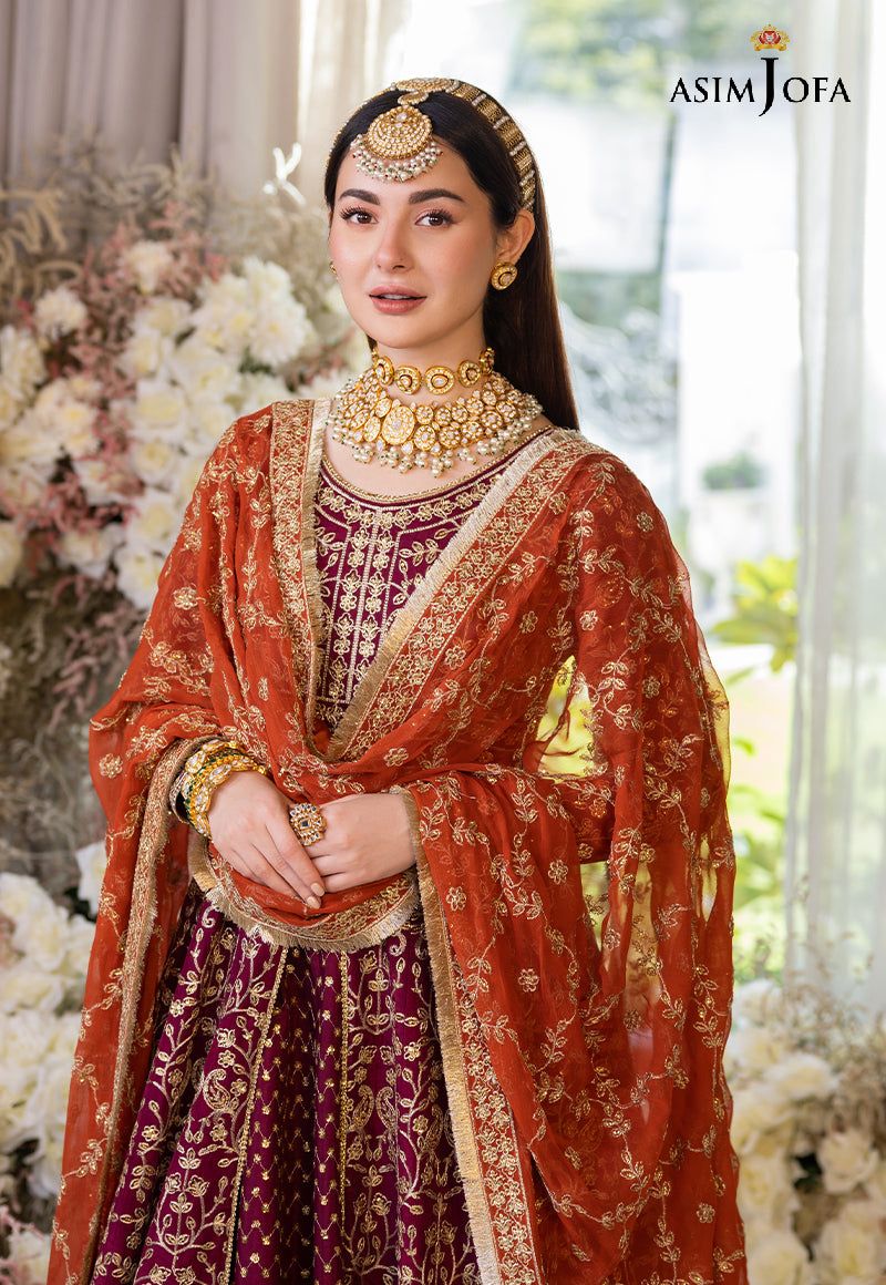 ASIM JOFA LUXUR PRET AJHJ-17 STITCHED - Riwayat-e-khas