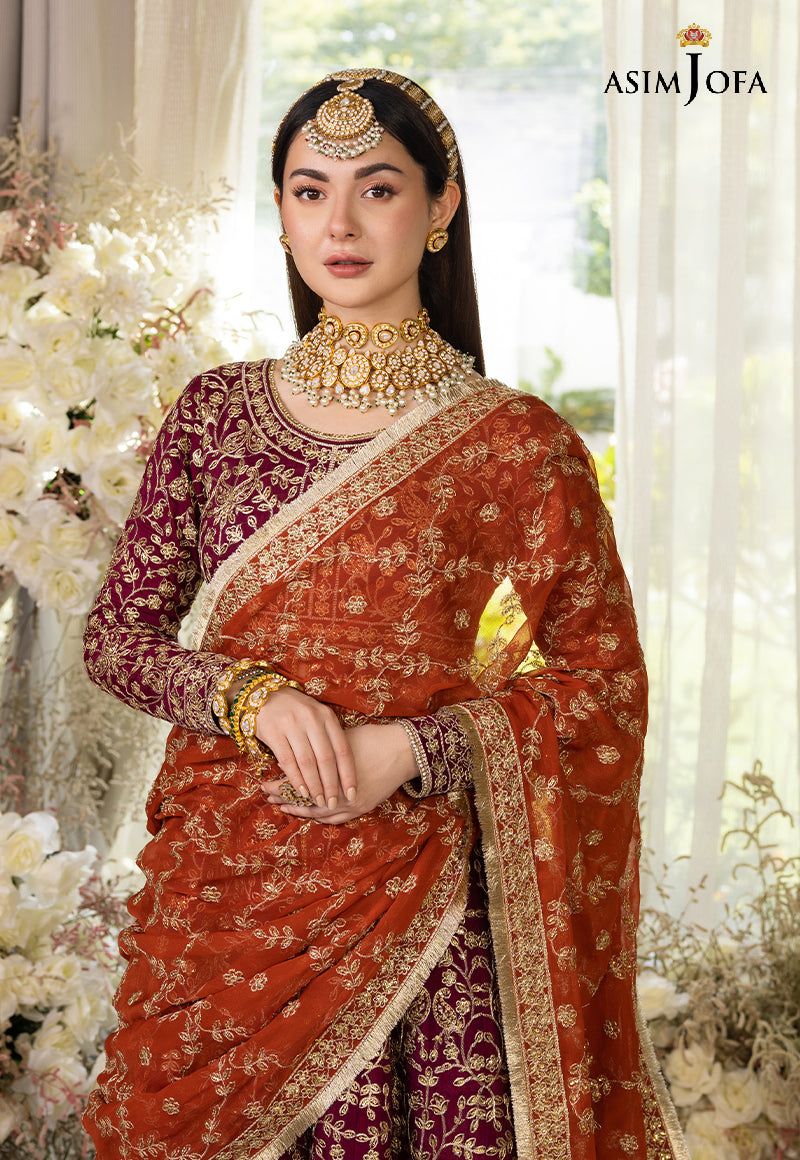 ASIM JOFA LUXUR PRET AJHJ-17 STITCHED - Riwayat-e-khas
