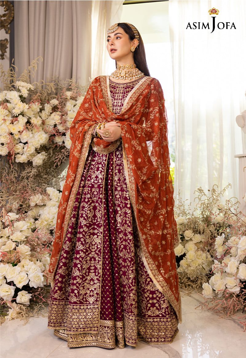 ASIM JOFA LUXUR PRET AJHJ-17 STITCHED - Riwayat-e-khas