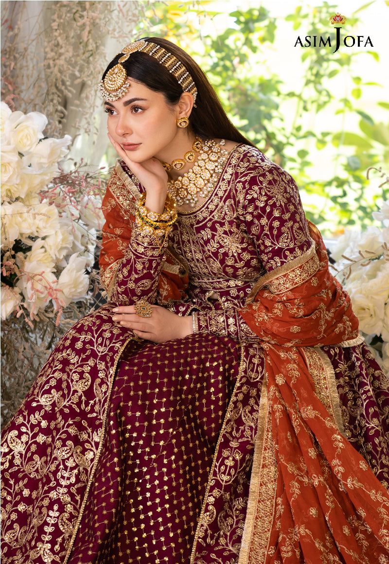 ASIM JOFA LUXUR PRET AJHJ-17 STITCHED - Riwayat-e-khas