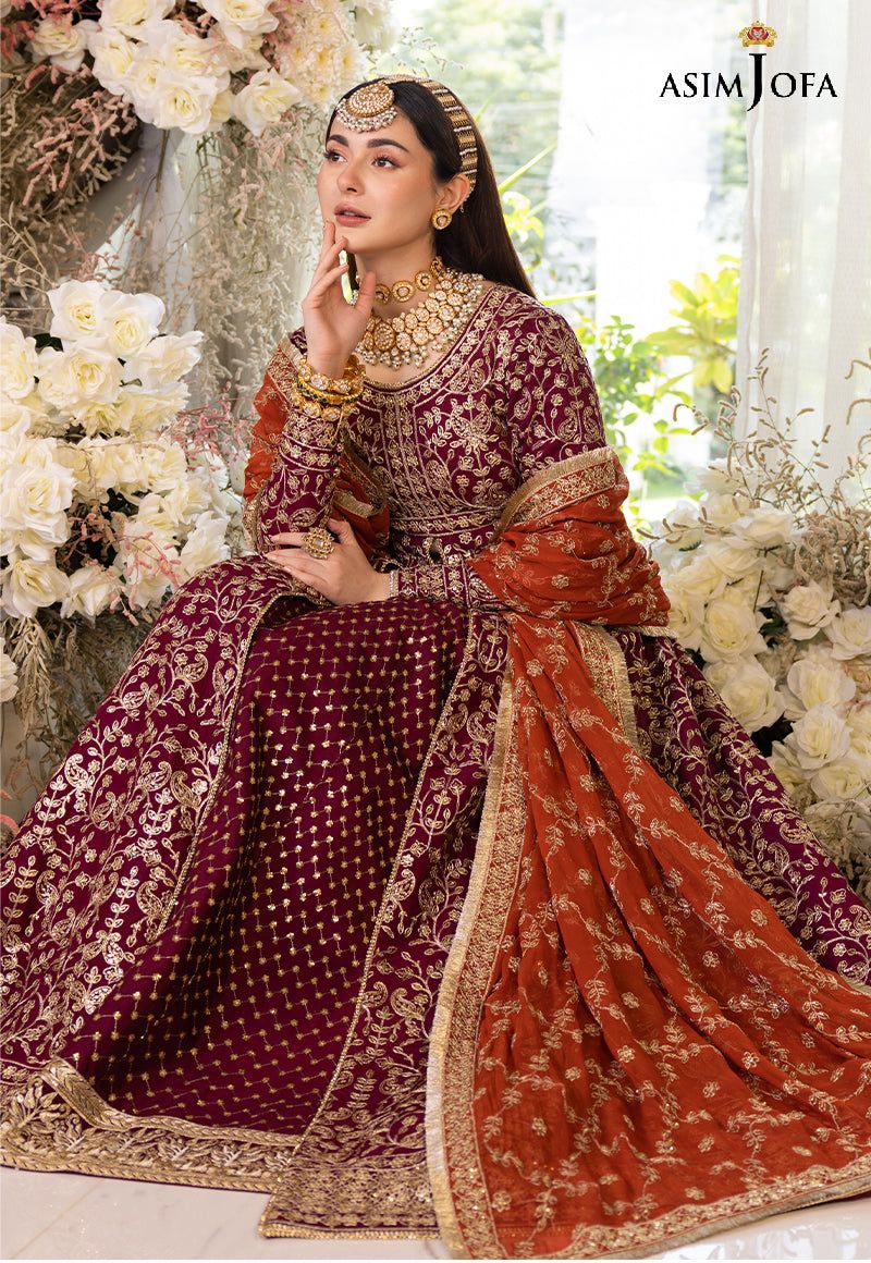 ASIM JOFA LUXUR PRET AJHJ-17 STITCHED - Riwayat-e-khas
